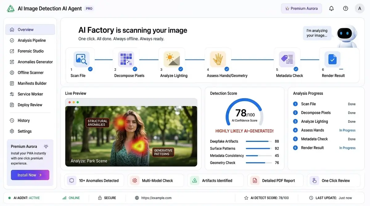 AI server tools agent — example of the AI tool dashboard software
